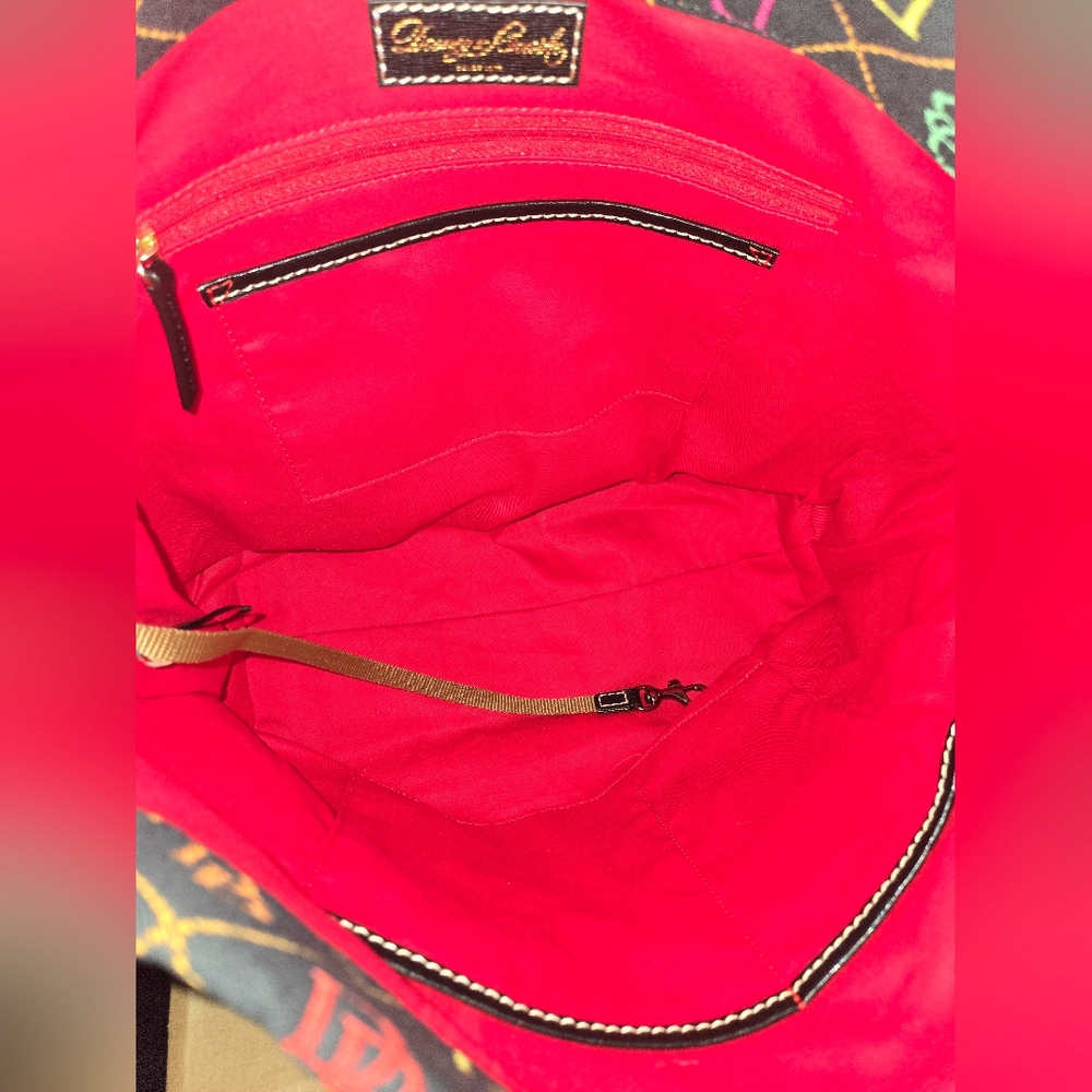 Dooney & Bourke Rainbow Canvas Shoulder Bag - Picture 6 of 14